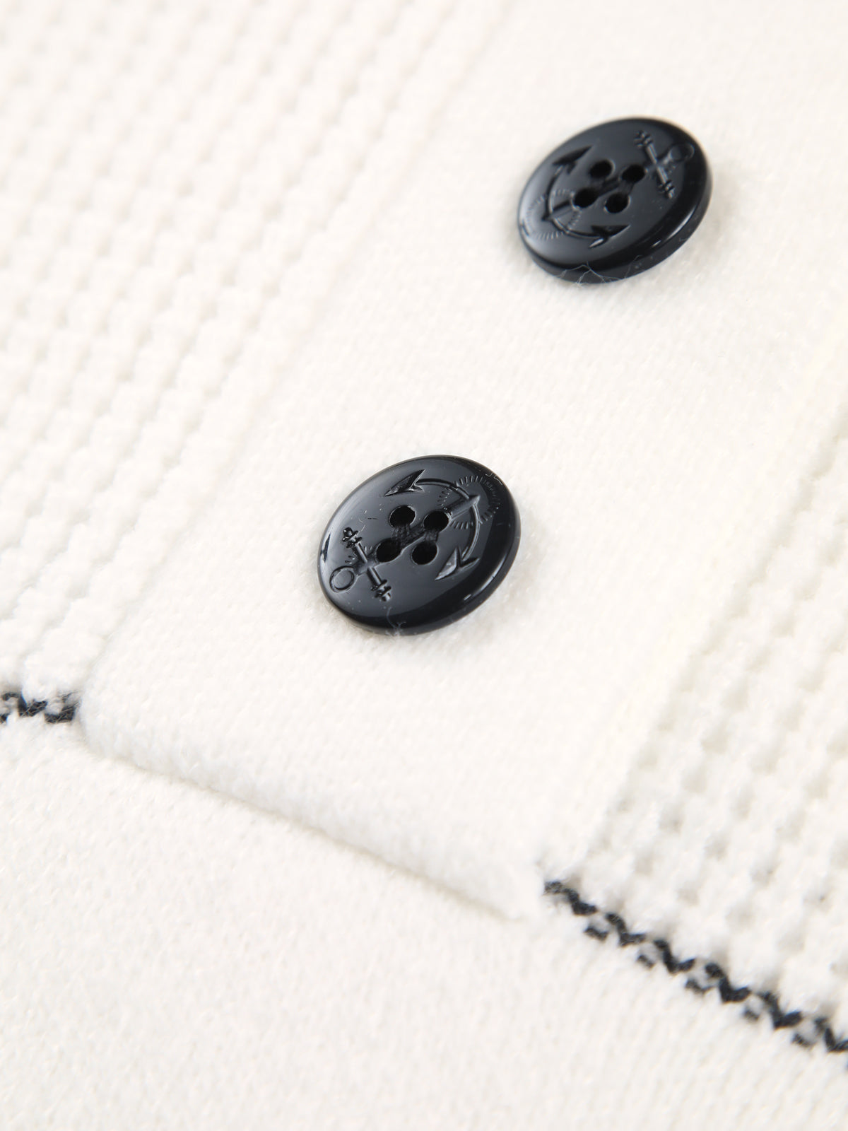 Open Collar Button Up Sweater - Image 5