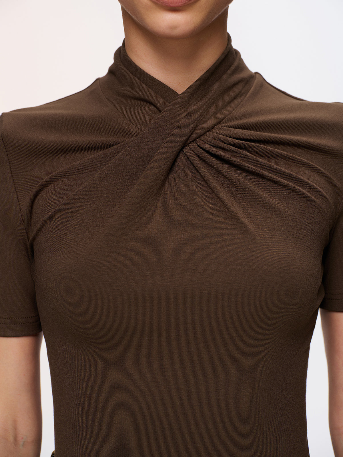 Twist-Front Short-Sleeve Top - Image 3