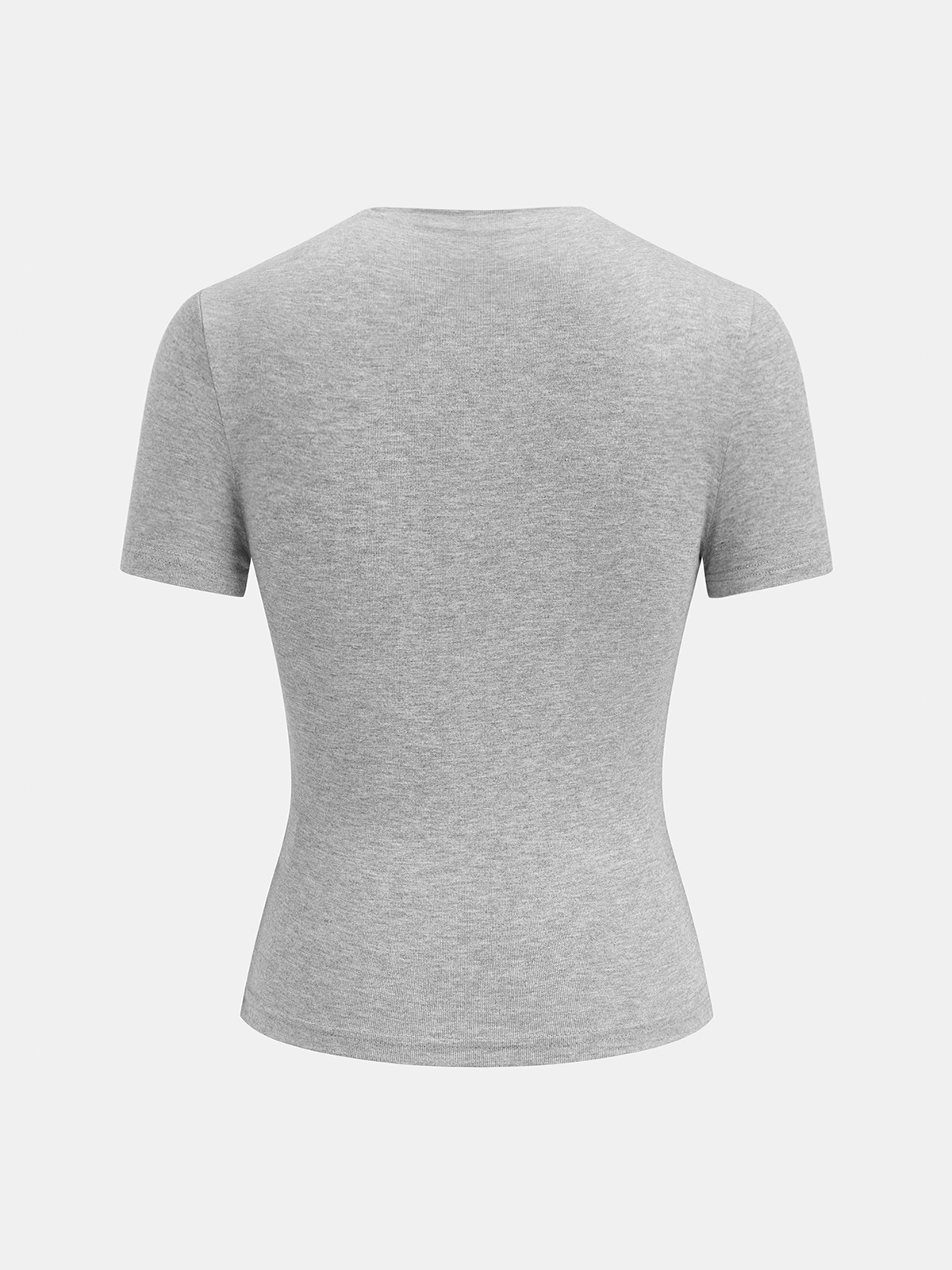 Ruched Fitted Short Sleeve Top - Image 2